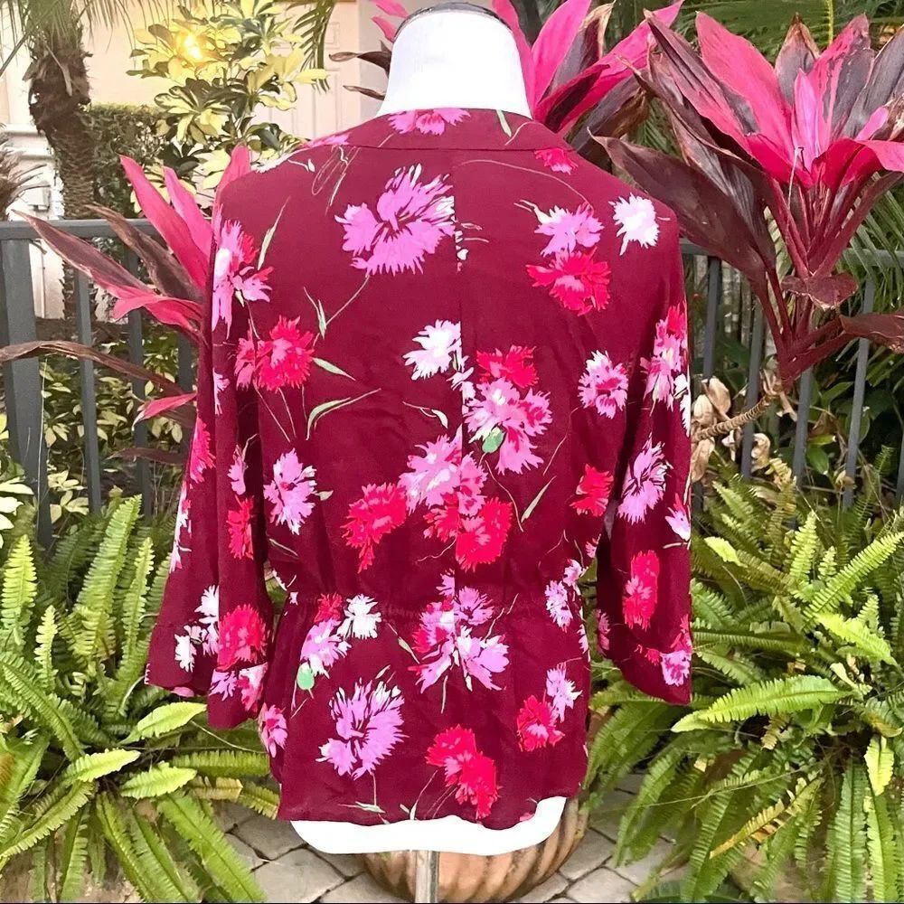 Express Floral Lightweight Cardigan - Picture 3 of 5
